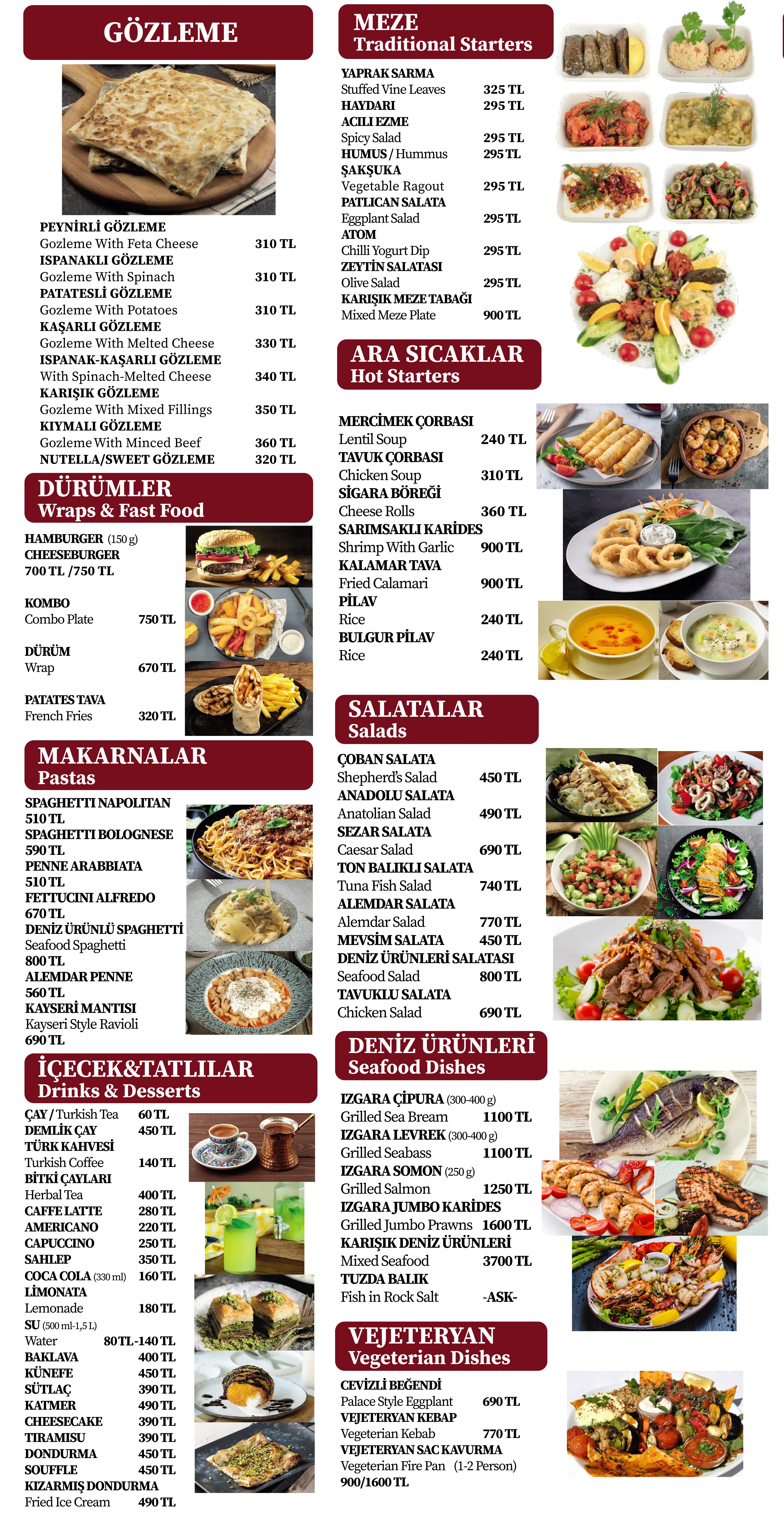 Alemdar Restaurant Menü 1